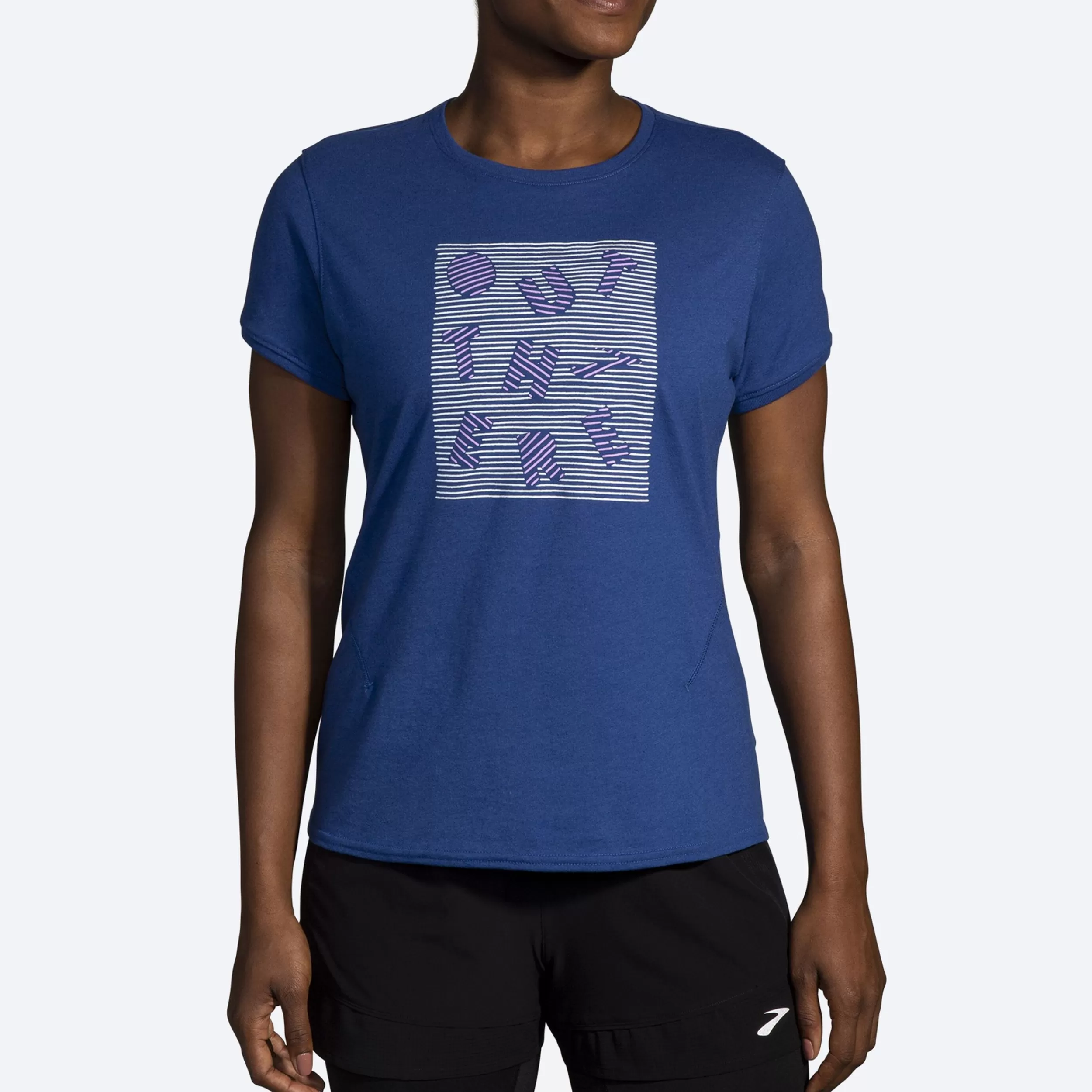 Women Brooks Running Distance Short Sleeve 2.0