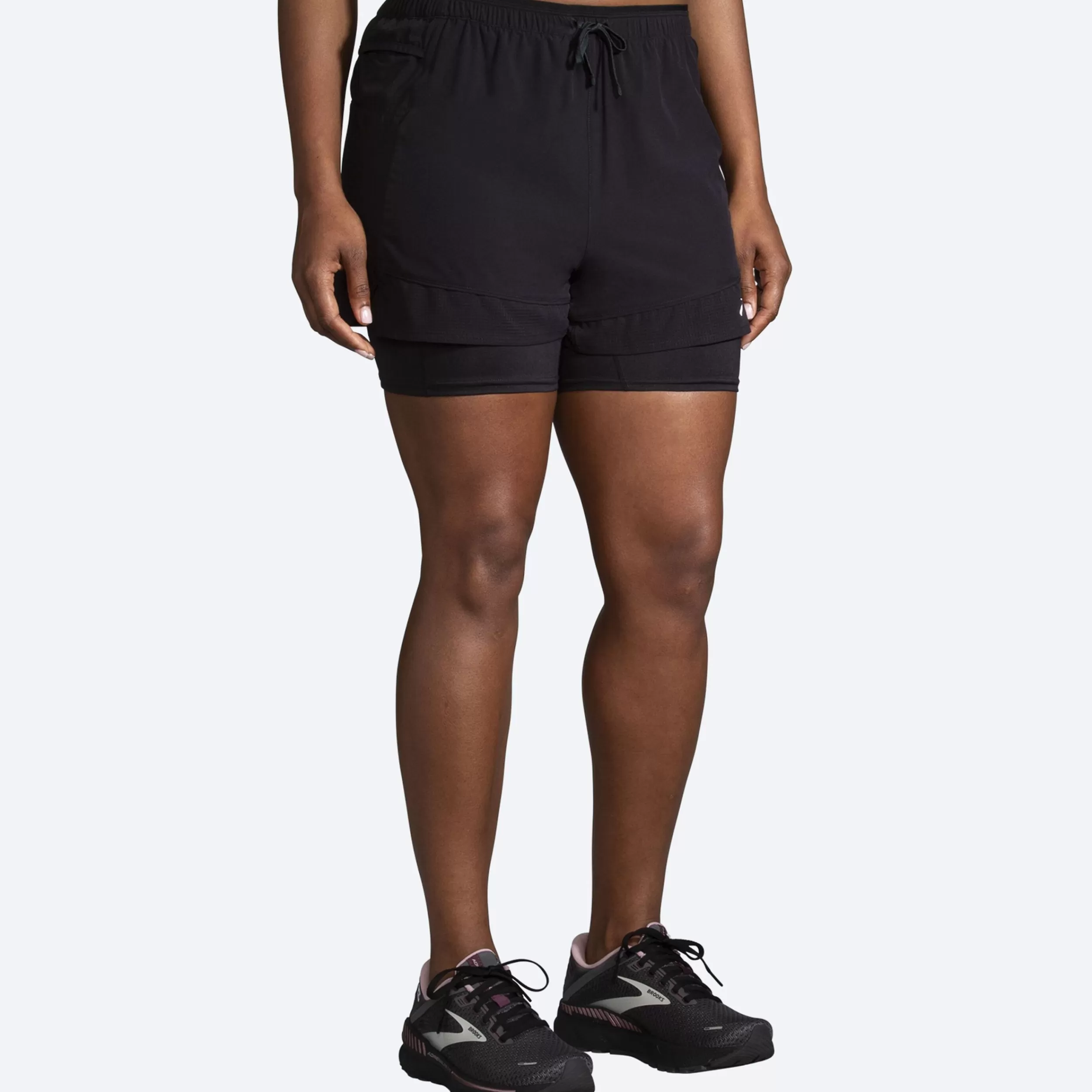 Women Brooks Running High Point 3" 2-In-1 Short