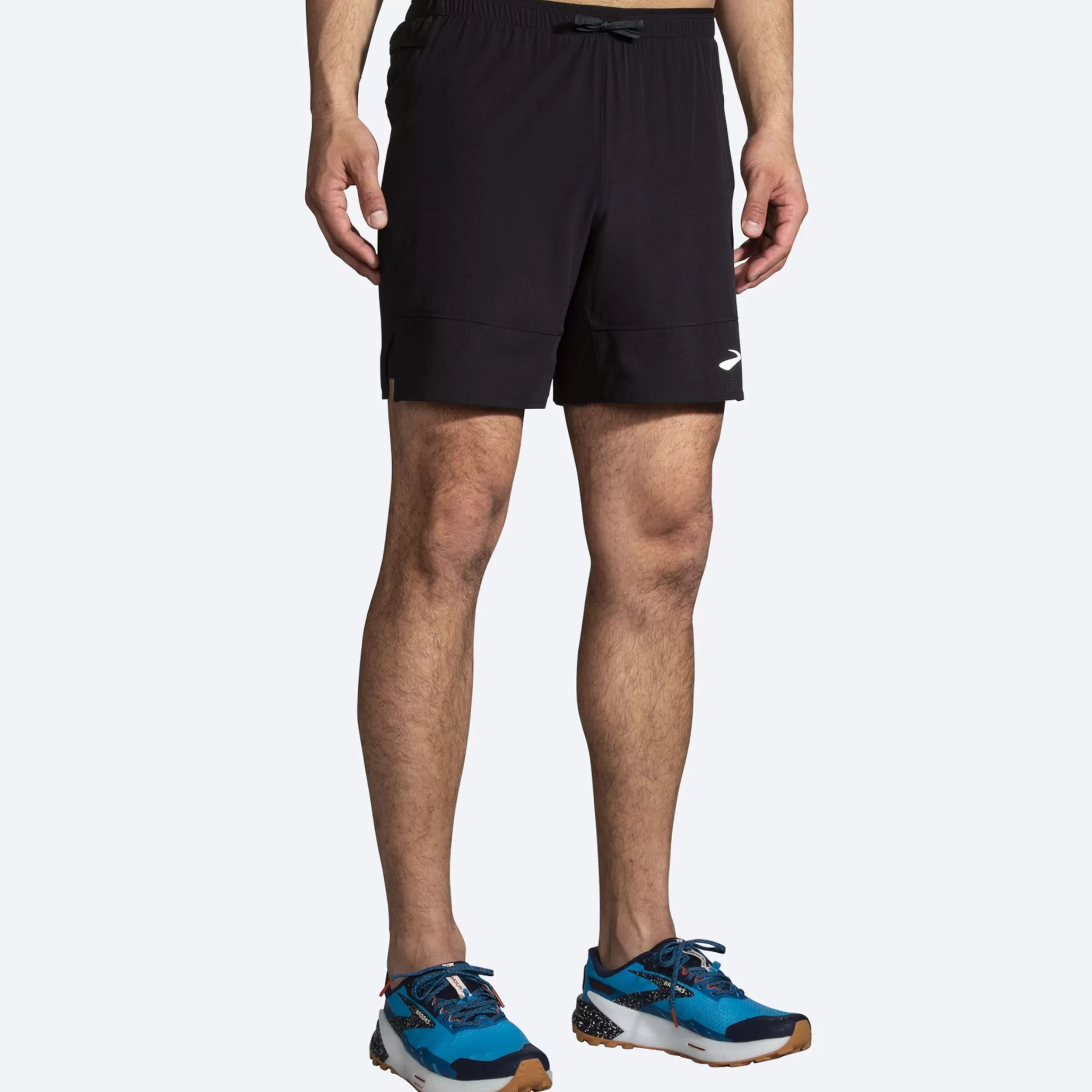 Men Brooks Running High Point 7" 2-In-1 Short