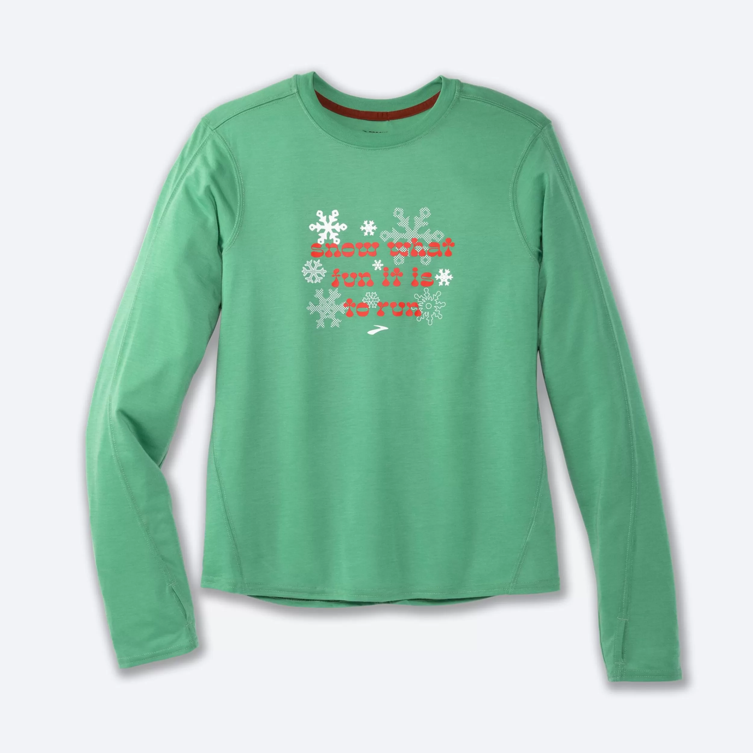 Women Brooks Running Run Merry Distance Graphic Long Sleeve