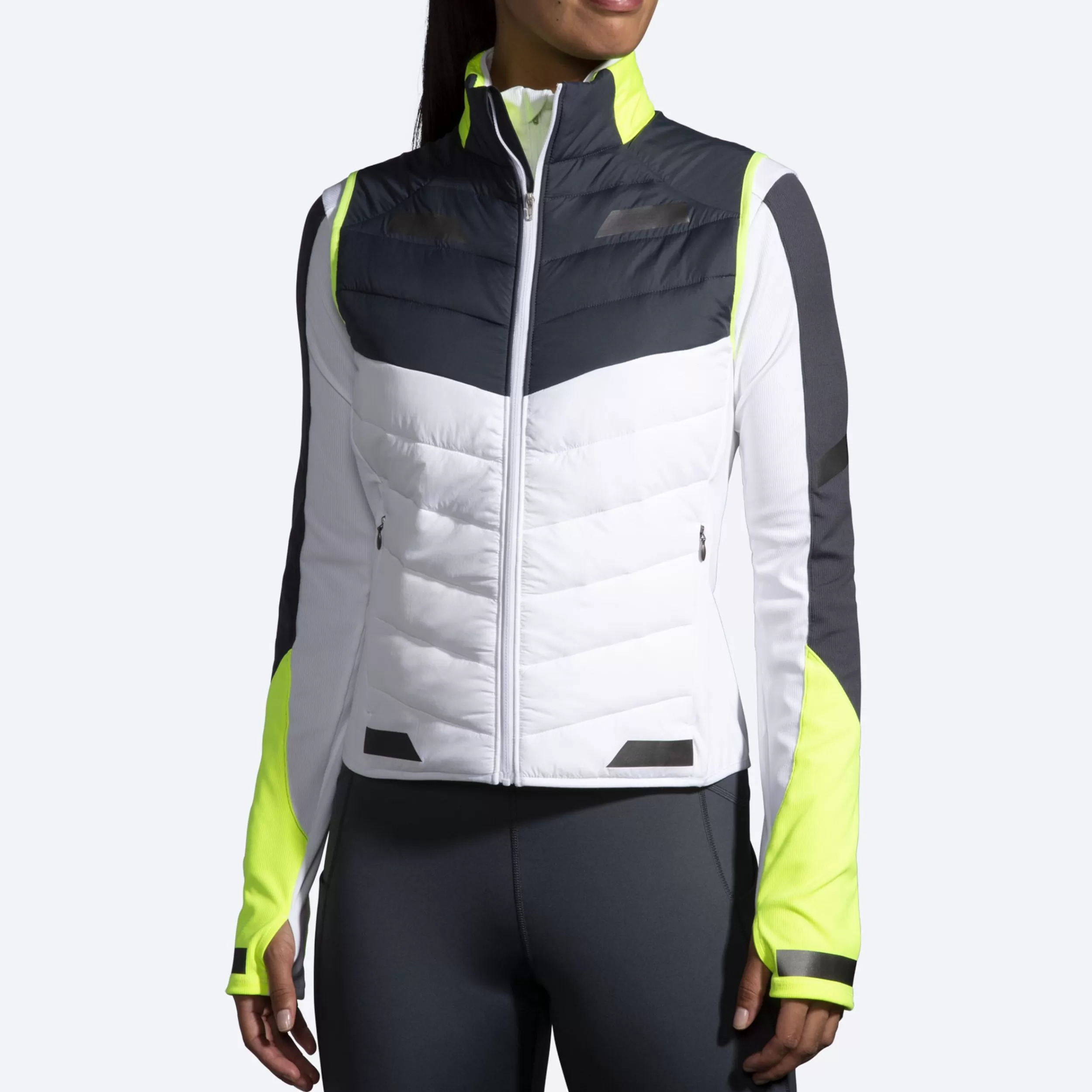 Women Brooks Running Run Visible Insulated Vest