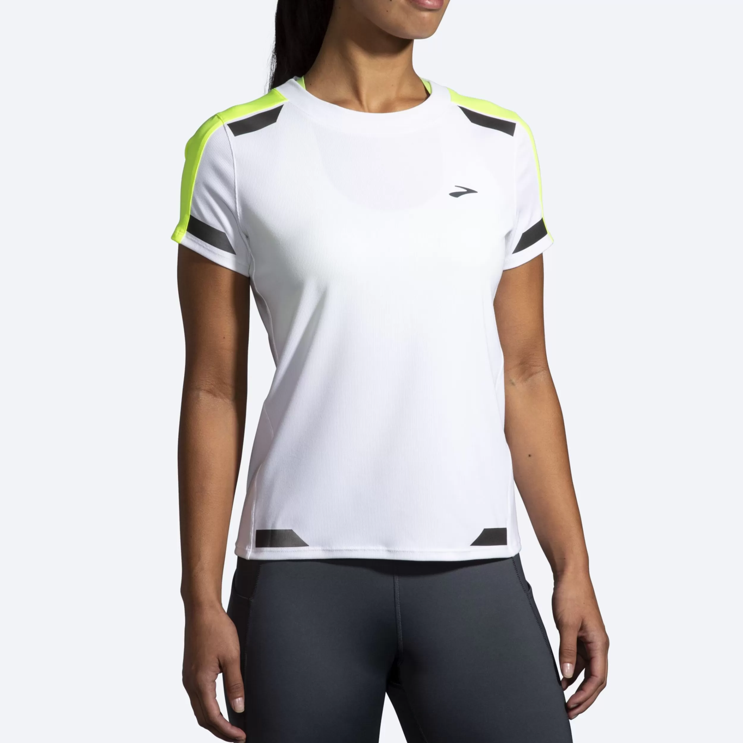 Women Brooks Running Run Visible Short Sleeve