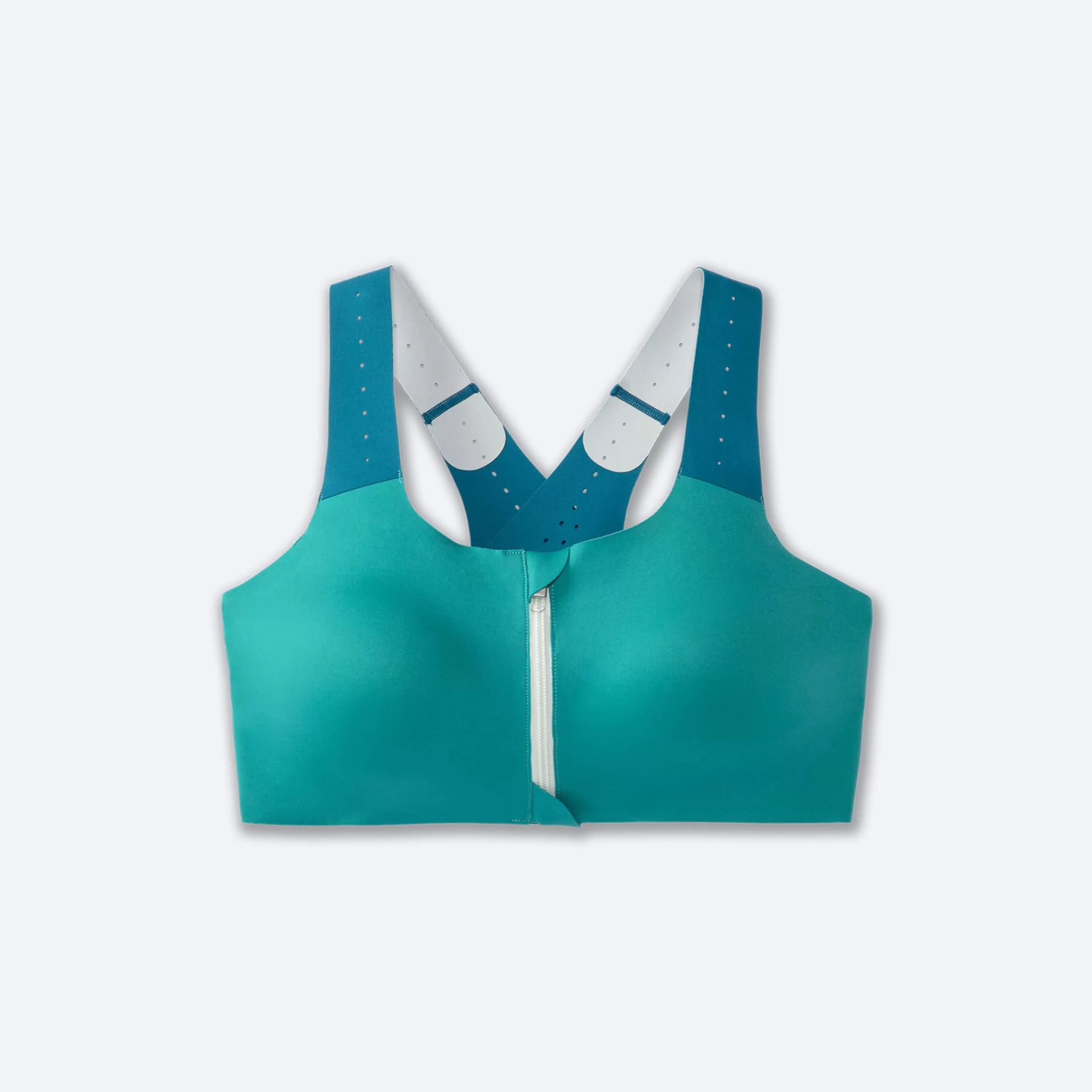 Women Brooks Running Zip 2.0 Sports Bra